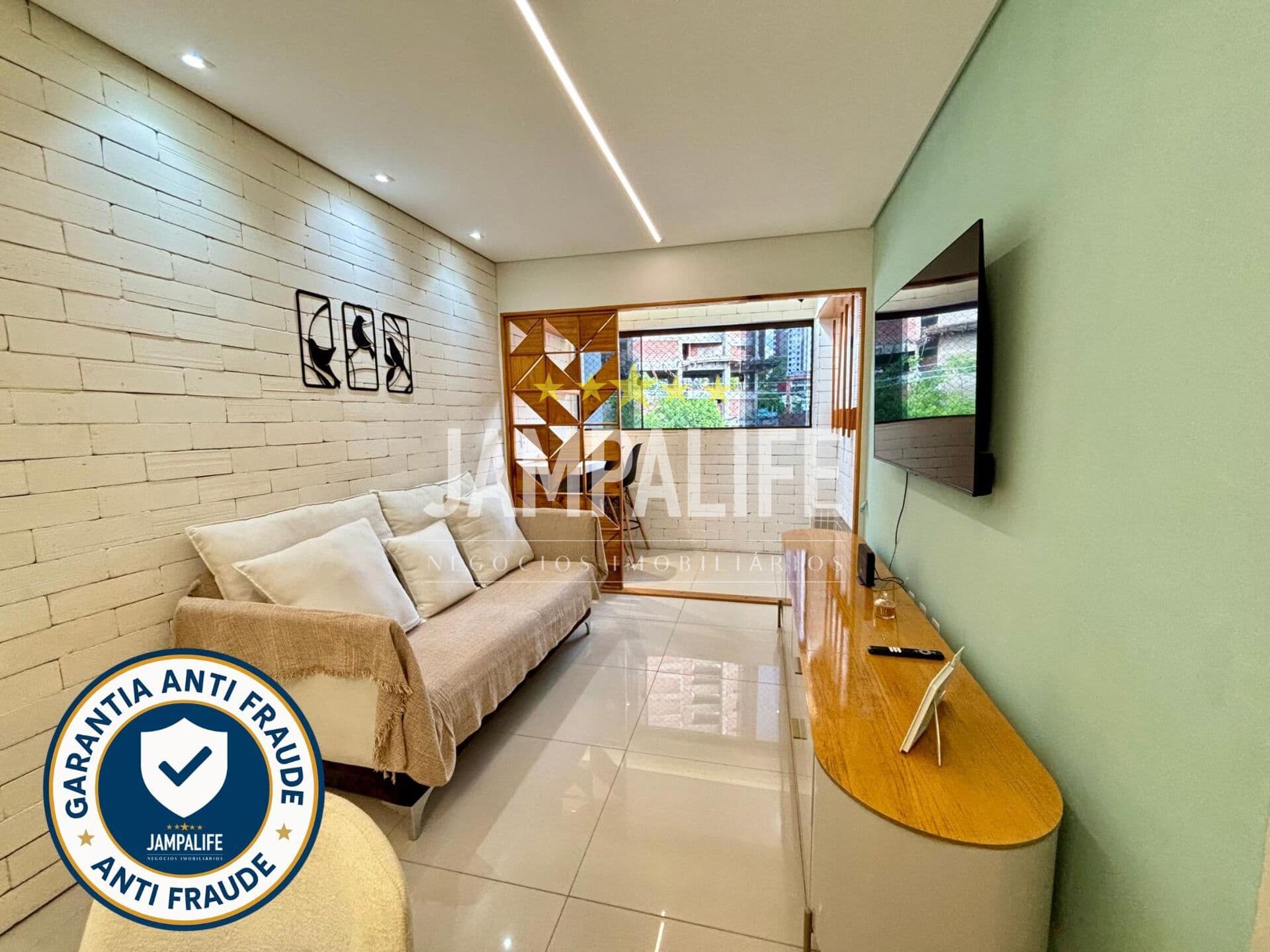 Apartamento no Altiplano Cabo Branco - Porteira Fechada