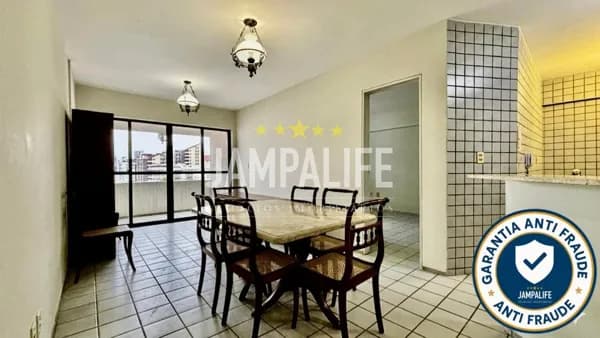 Apartamento a 50 metros da orla de Manaíra