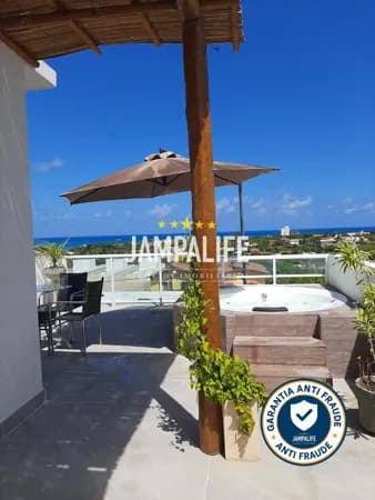 CASA JACUMÂ COM HIDRO VISTA PARA O MAR