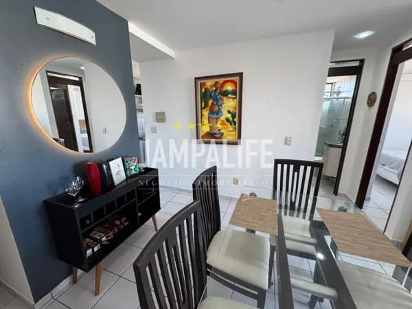 Apartamento a 300m do mar - Manaíra - 53m²