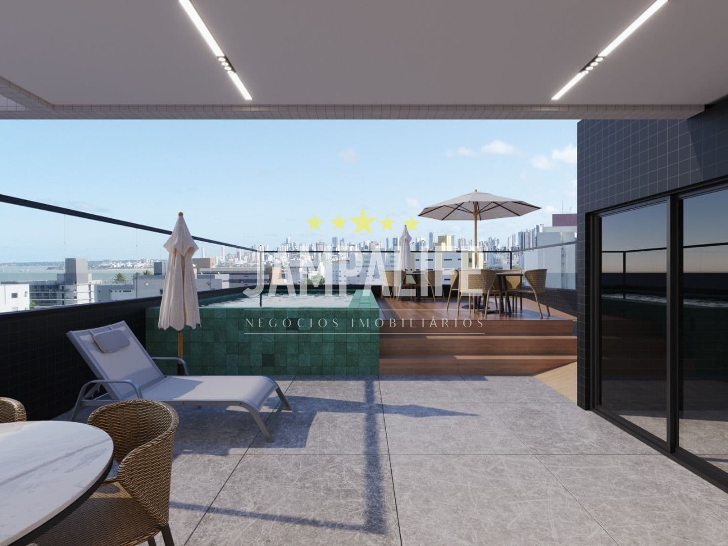 Apartamento Garden com 1 dormitório à venda, 49,71 m² por R$ 449.000,00 - Ponta de Campina - Cabedelo/PB