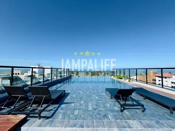 Flat com 1 dormitório à venda, 15 m² por R$ 380.000,00 - Cabo Branco - João Pessoa/PB