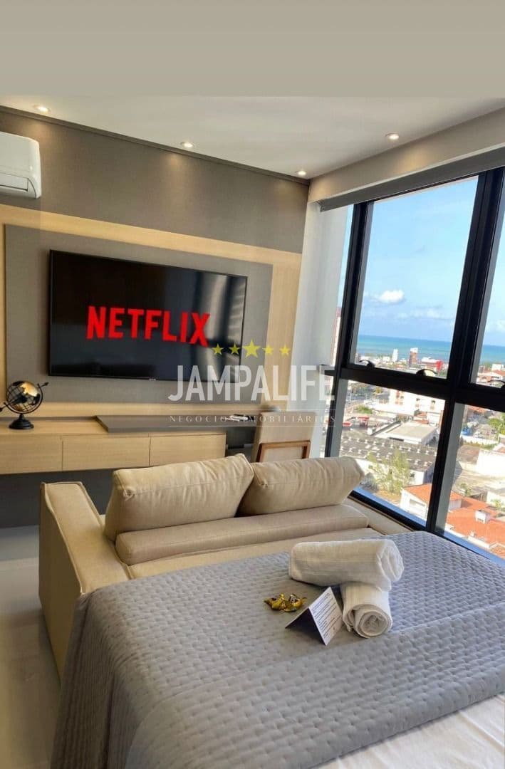 Flat com 1 dormitório à venda, 25 m² por R$ 450.000,00 - Tambaú - João Pessoa/PB