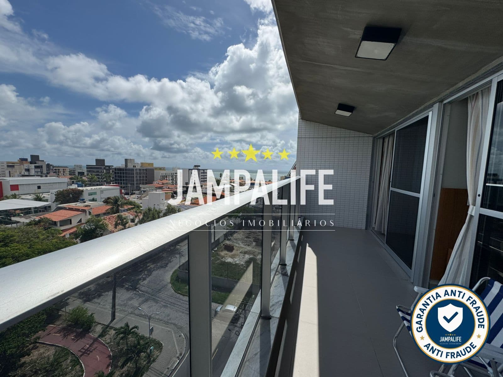Apartamento Porteira Fechada com Vista Mar em Jardim Oceania