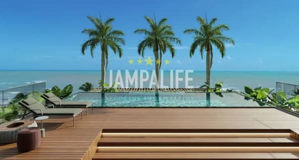 Apartamento com 01 Quarto á Beira mar de Cabo Branco