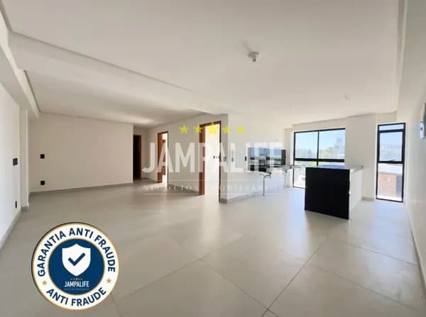 Apartamento de 3 quartos, pé na areia, vista mar no Jardim Oceania !