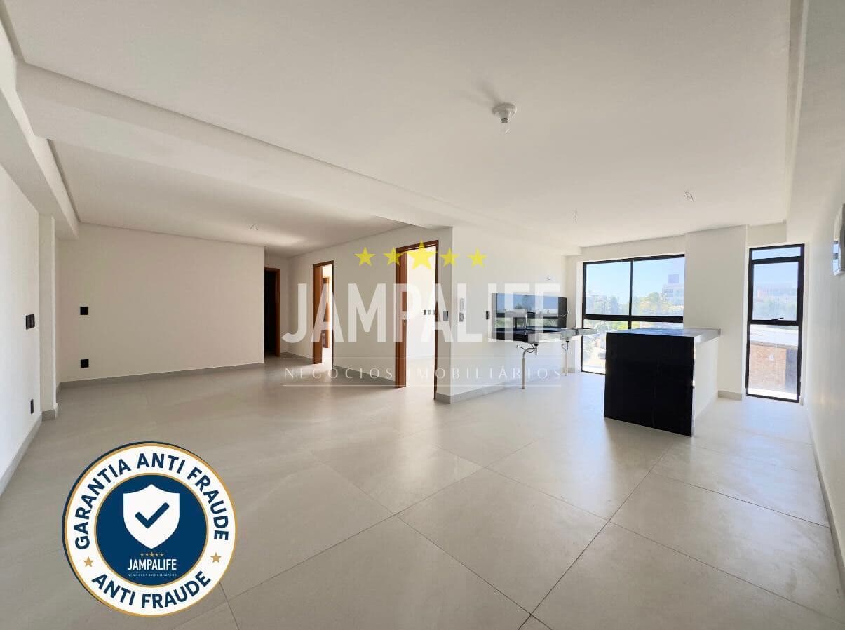 Apartamento de 3 quartos, pé na areia, vista mar no Jardim Oceania !