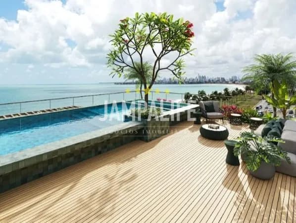 Flat com 1 dormitório à venda, 23,32 m² por R$ 445.000,00 - Jardim Oceania - João Pessoa/PB