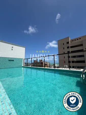 Apartamento em Intermares 38m2 - 1 quarto, Vista Mar e Lazer completo.