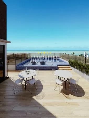 Apartamento com 2 dormitórios à venda, 59,53 m² por R$ 467.000,00 - Praia Formosa - Cabedelo/PB