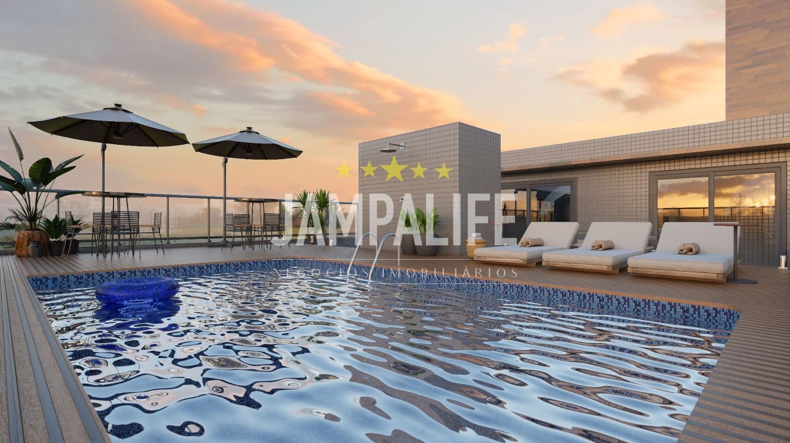 Flat com 1 dormitório à venda, 23 m² por R$ 307.000,00 - Intermares - Cabedelo/PB