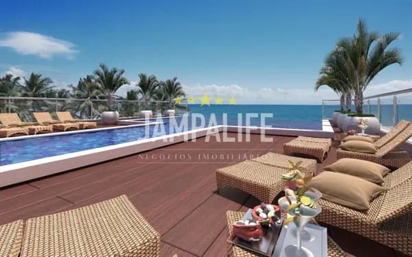 Flat com 1 dormitório à venda, 51,19 m² por R$ 1.500.000,00 - Manaíra - João Pessoa/PB