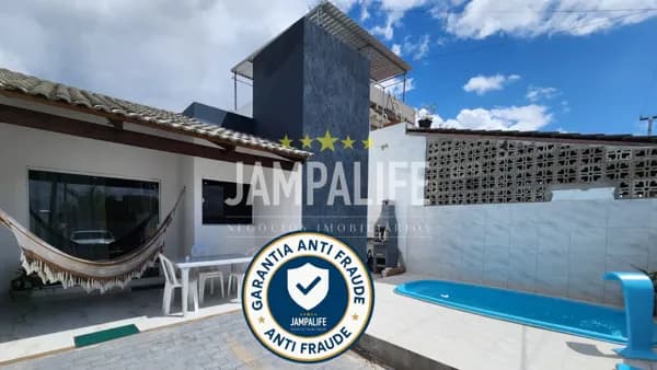 CASA DE PRAIA COM VISTA MAR- JACUMÃ