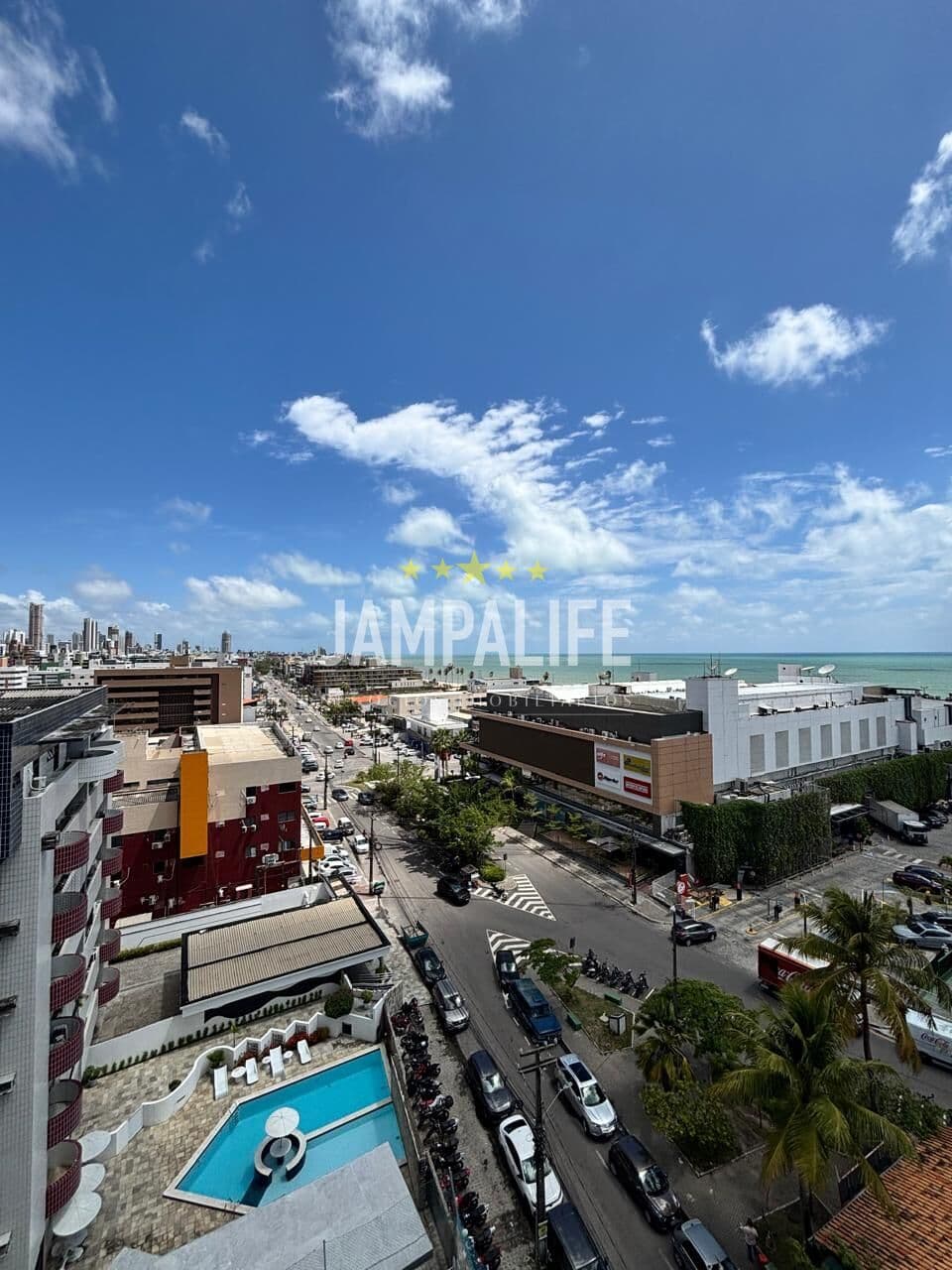 Flat em Manaira a uma quadra da mar
