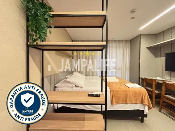 Flat todo mobiliado no Jardim Oceania