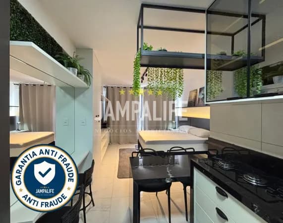 Flat pra venda e locação no Jardim Oceania de 23 m² Porteira Fechada