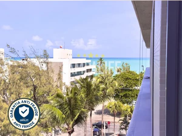 Flat vista mar no Jardim Oceania