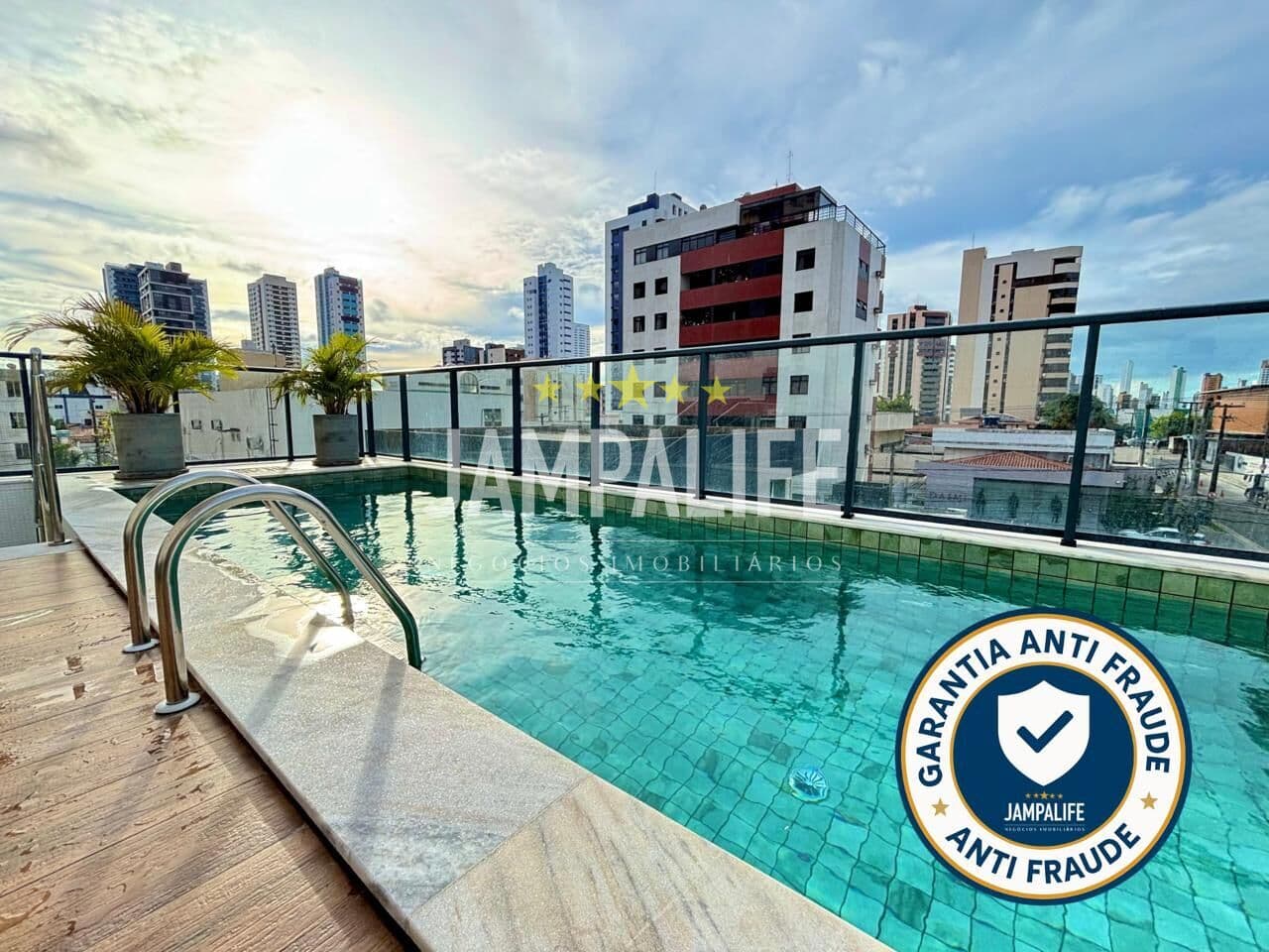 Flat em Manaira porteira fechada 28,51 m²