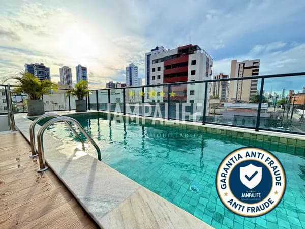 Flat em Manaira porteira fechada 28,51 m²