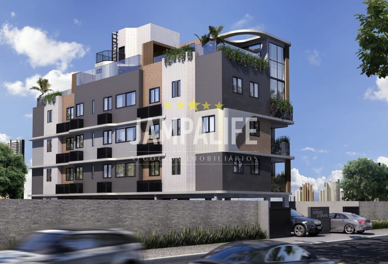 Apartamento medindo 52,46m² com 02 quartos em Altiplano Cabo Branco
