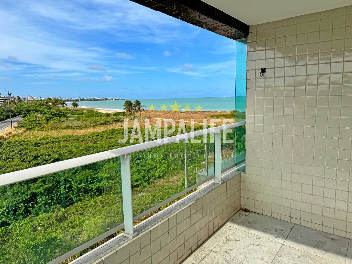 Apartamento de 01 quarto com vista definitiva para o mar