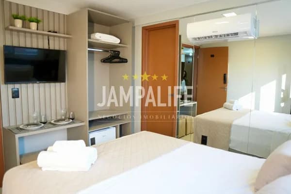 Flat com 1 dormitório à venda, 15 m² por R$ 335.000,00 - Bessa - João Pessoa/PB