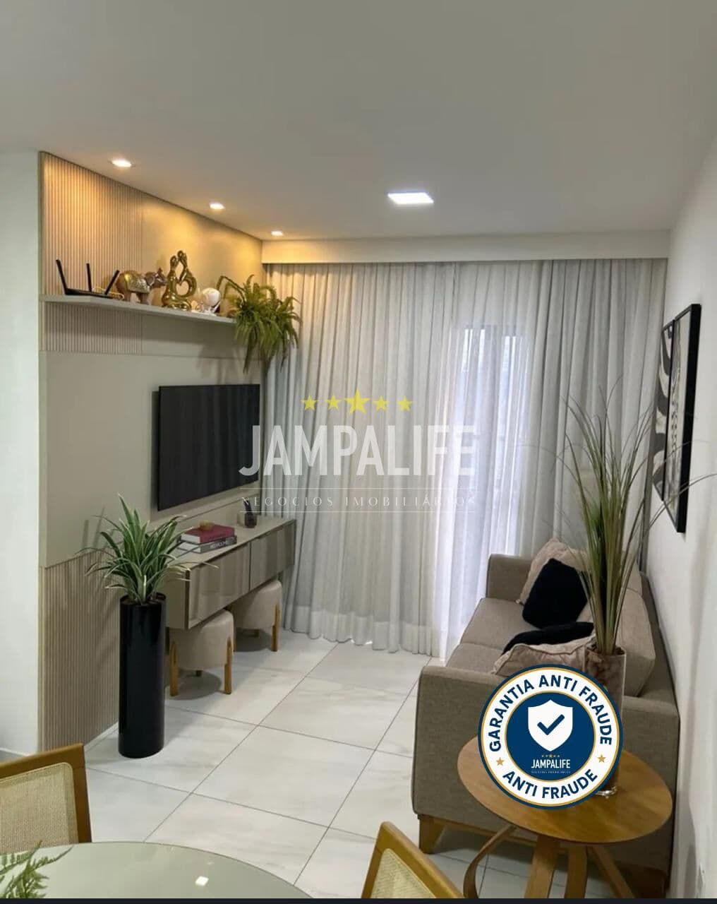 Apartamento com projetados, 3 quartos, 70m², por R$620.000,00 - Aeroclube, João Pessoa/PB