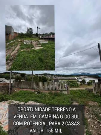 Oportunidade Terreno Lote Campina Grande do Sul