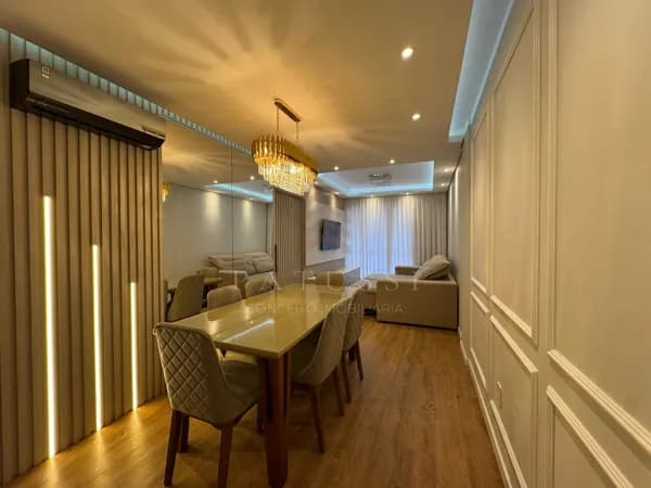 Apartamento charmoso com 3 dormitórios, mobiliado no Pagani, em Palhoça/SC