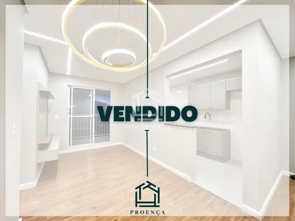 Apê mobiliado com 2 dorm. e sacada, 50m² por R$ 319.000 - Colônia Rio Grande - SJP/PR