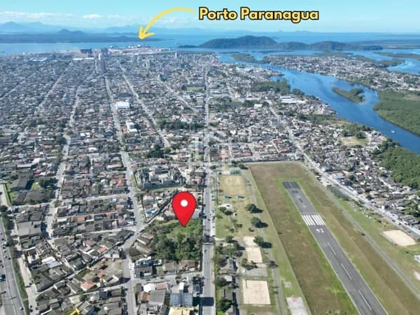 Área à venda Av. Bento Munhoz da Rocha Neto, 1.629m² por R$ 2.900.000 - Aeroporto - Paranaguá/PR