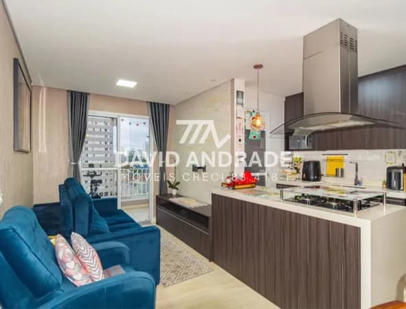 Belíssimo apartamento com 52m², próximo ao metrô, 2 dormitórios, ampla varanda, amplo living e áreas de lazer