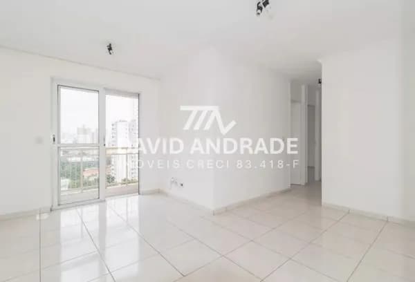 Belo apartamento com 52m², 1 vaga, varanda, 2 dormitórios, cozinha grande, área de serviço, living para 2 ambientes e áreas de lazer