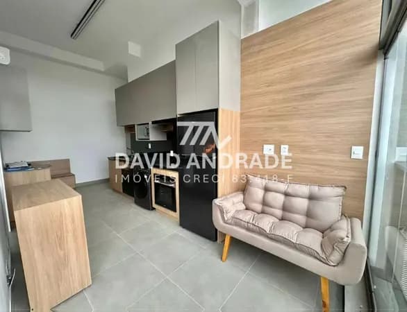 Belíssimo apartamento com 40m², 1 vaga, ampla varanda, moderno, bem iluminado e áreas de lazer