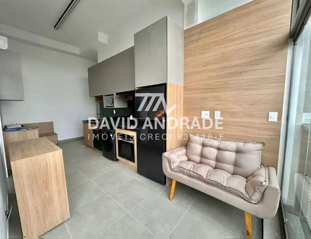 Belíssimo apartamento com 40m², 1 vaga, ampla varanda, moderno, bem iluminado e áreas de lazer