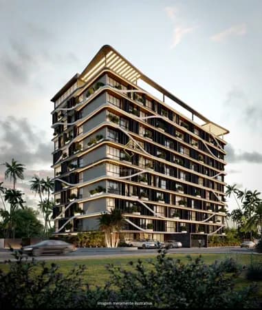Apartamento Flat em Ponta de Campina, Cabedelo/PB