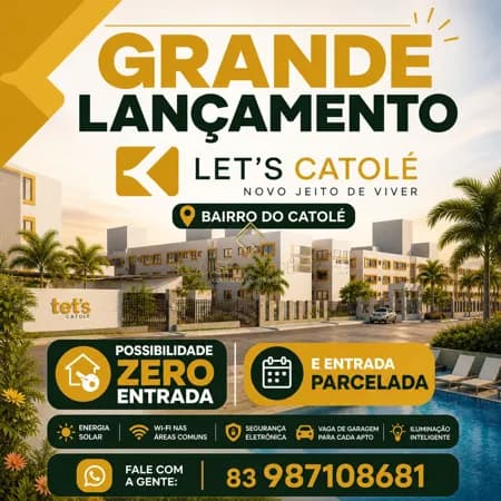 Apartamento em Catolé, Campina Grande/PB