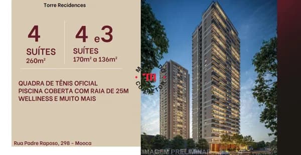 Apartamento Alto Padrão em Mooca, São Paulo/SP