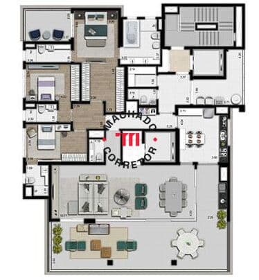 Apartamento a venda 270 m² 4 quarto(s) 4 suite(s) 6 banheiro(s) 4 vaga(s) no Beyond Jardins - R. Yazbek