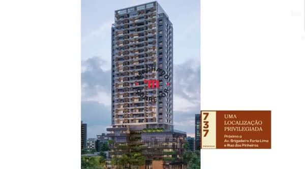 Apartamento a venda 71m¹ 2 dormitórios no 737 Pedroso em Pinheiros