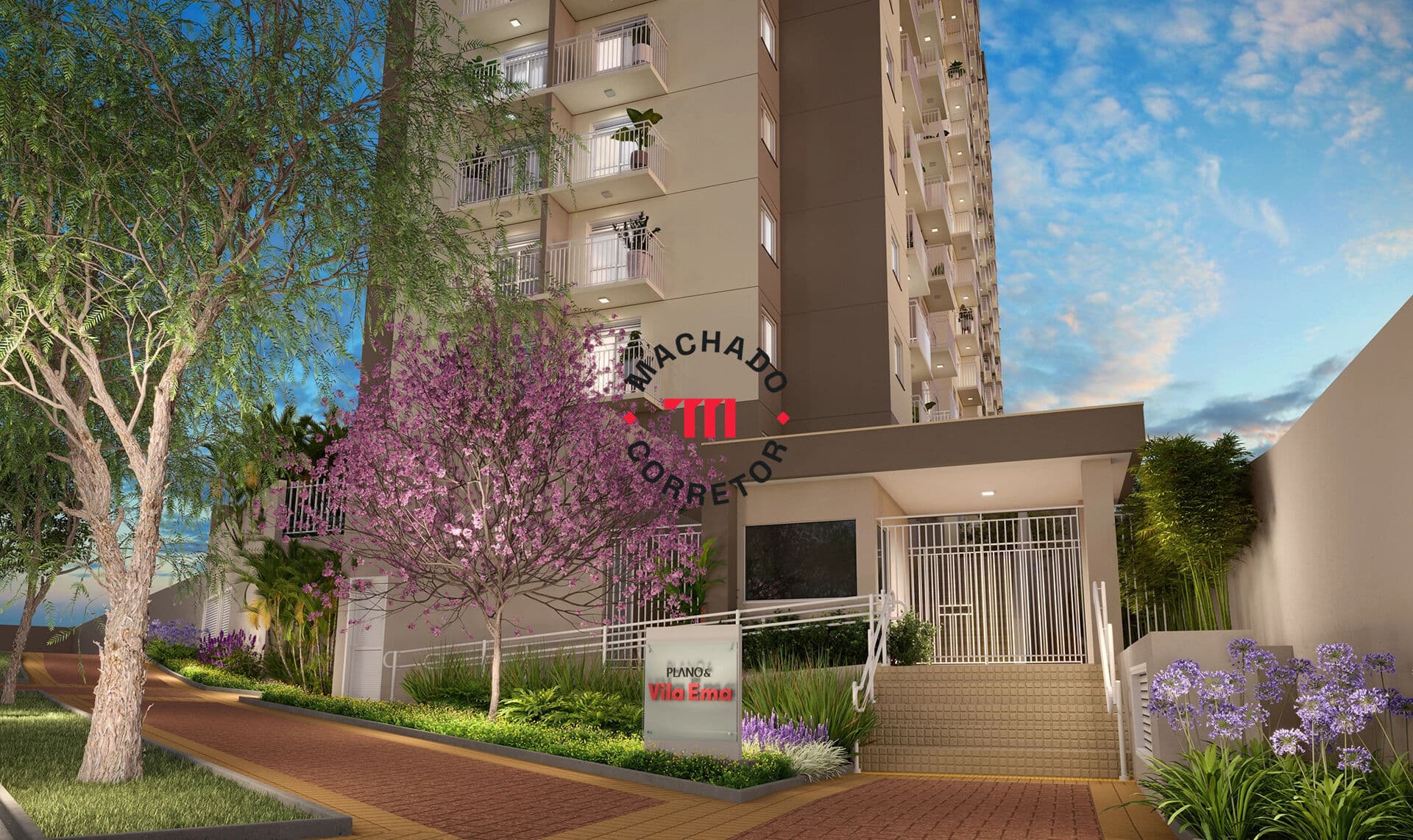 Plano&Vila Ema: Apartamentos MCMV de 26 a 38m² com Lazer de Clube