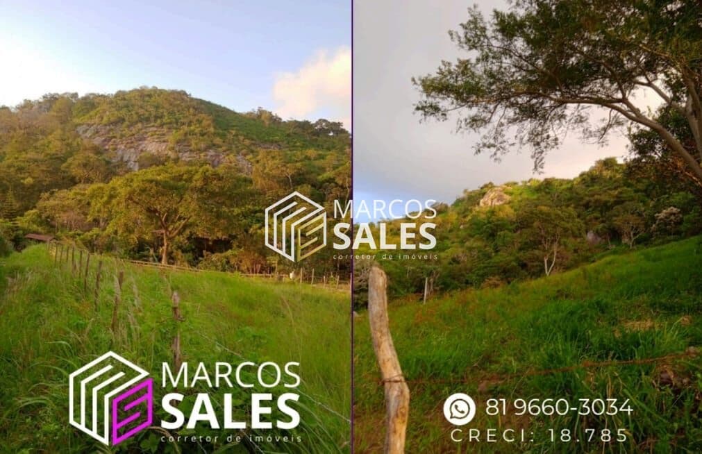Terreno de 800m2 à Venda em Bezerros - PE