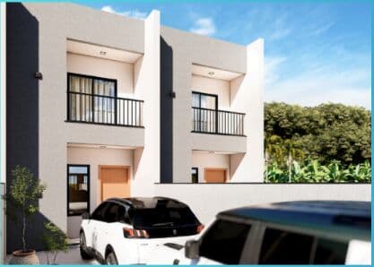 Casa Geminada, em Guaramirim no bairro Beira Rio