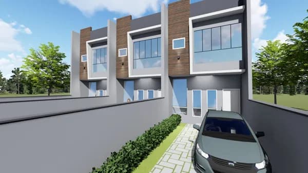 Casa 3 quartos (1 suíte)