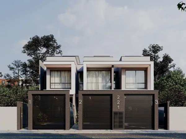Casa Geminada, no bairro Três Rios do Sul