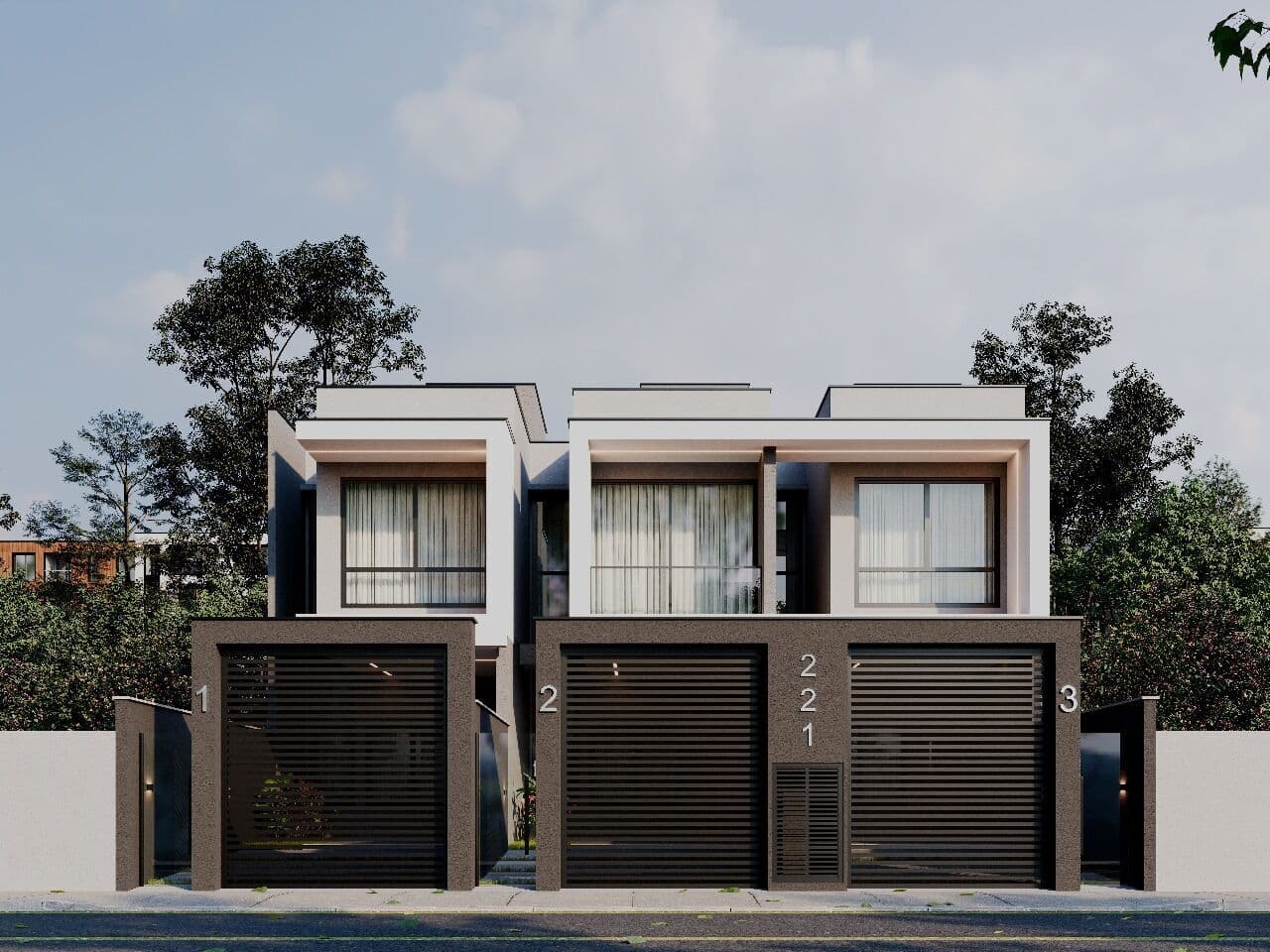 Casa Geminada, no bairro Três Rios do Sul