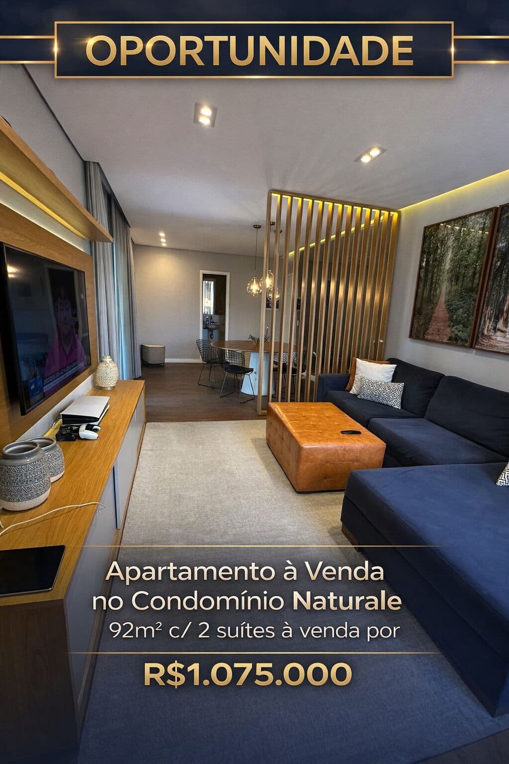 Apartamento à Venda – Condomínio Naturale | Jardim Ana Maria – Jundiaí/SP
