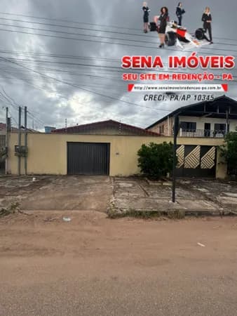 Alugo 2 CASA 01 COM 3 QUARTOS CASA 02 C/ 2 QUARTOS (COM GARAGEM INDEPENDENTE) NO ST. Morada da Paz EM Redenção-PA