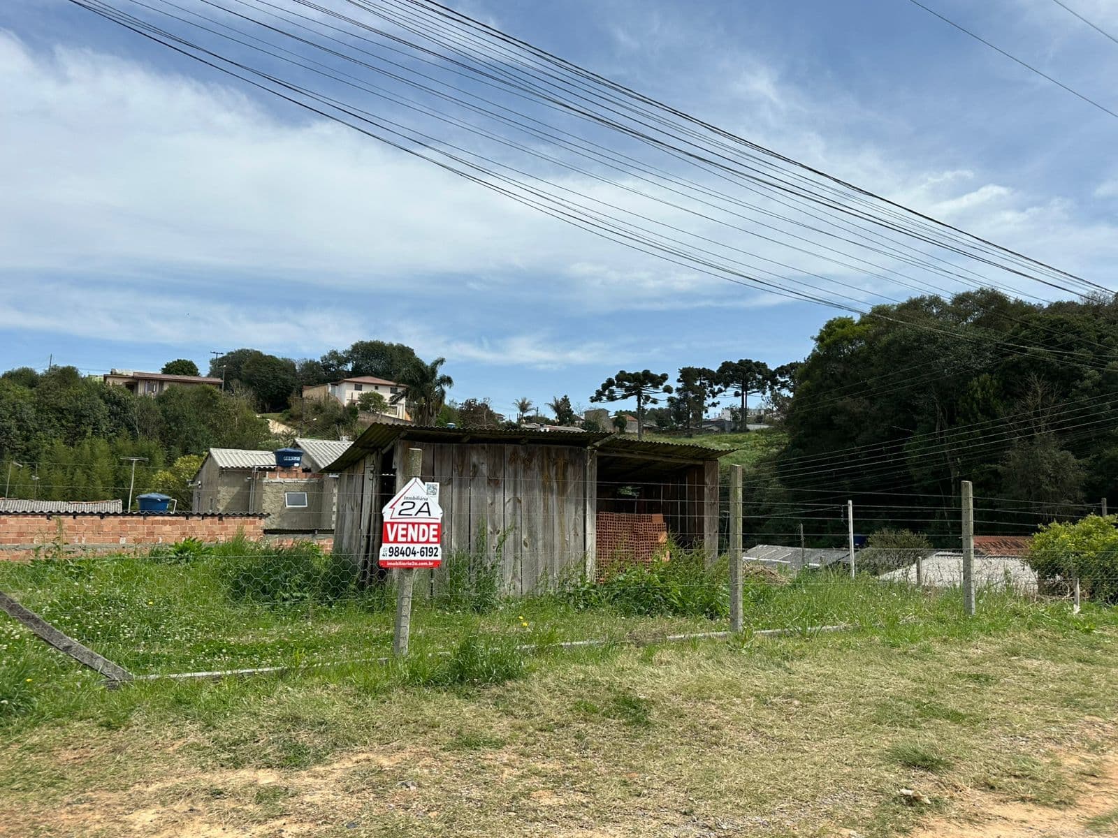 Terreno de esquina em Loteamento