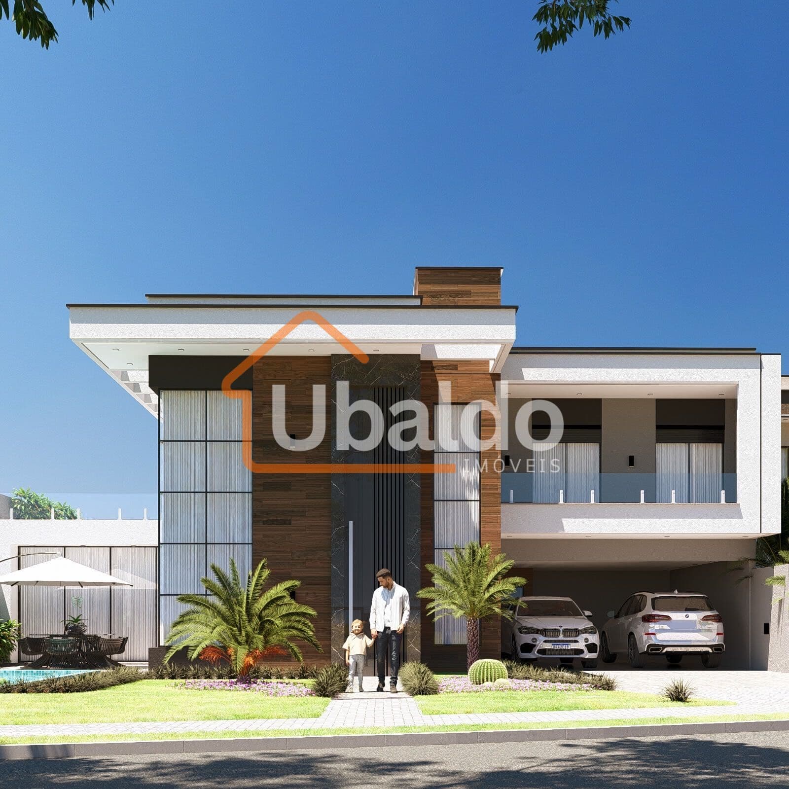 Sobrado de Esquina Alto Padrão com 3 Suítes – Araucária